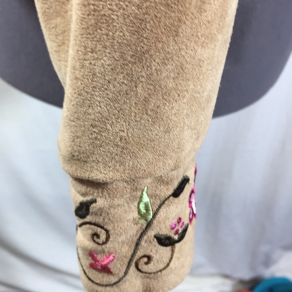 Relativity Jacket 100% Polyester Tan Jacket Size M - image 6